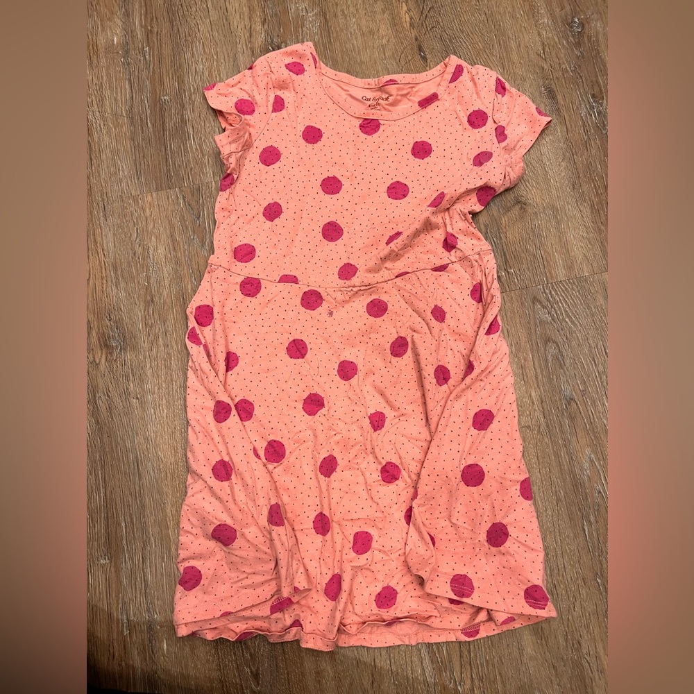 Pink Polka Dot Dress